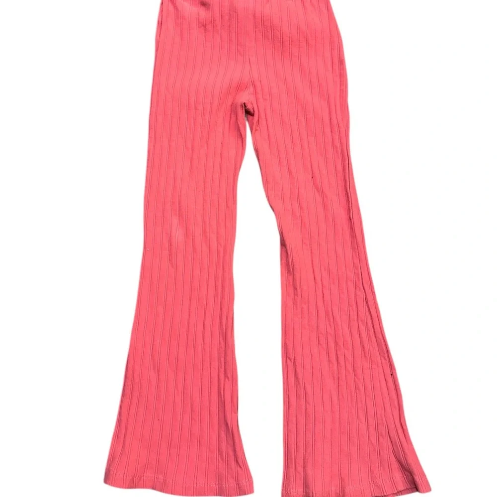 Art Class Coral Flared Kids Pants - Picture 2 of 3